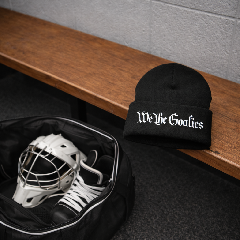 We The Goalies Knit Beanie